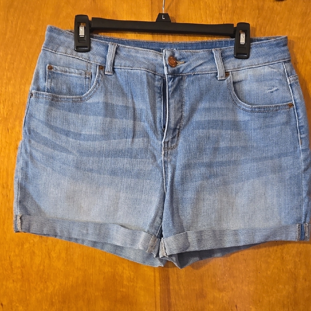 Blue Denim Shorts